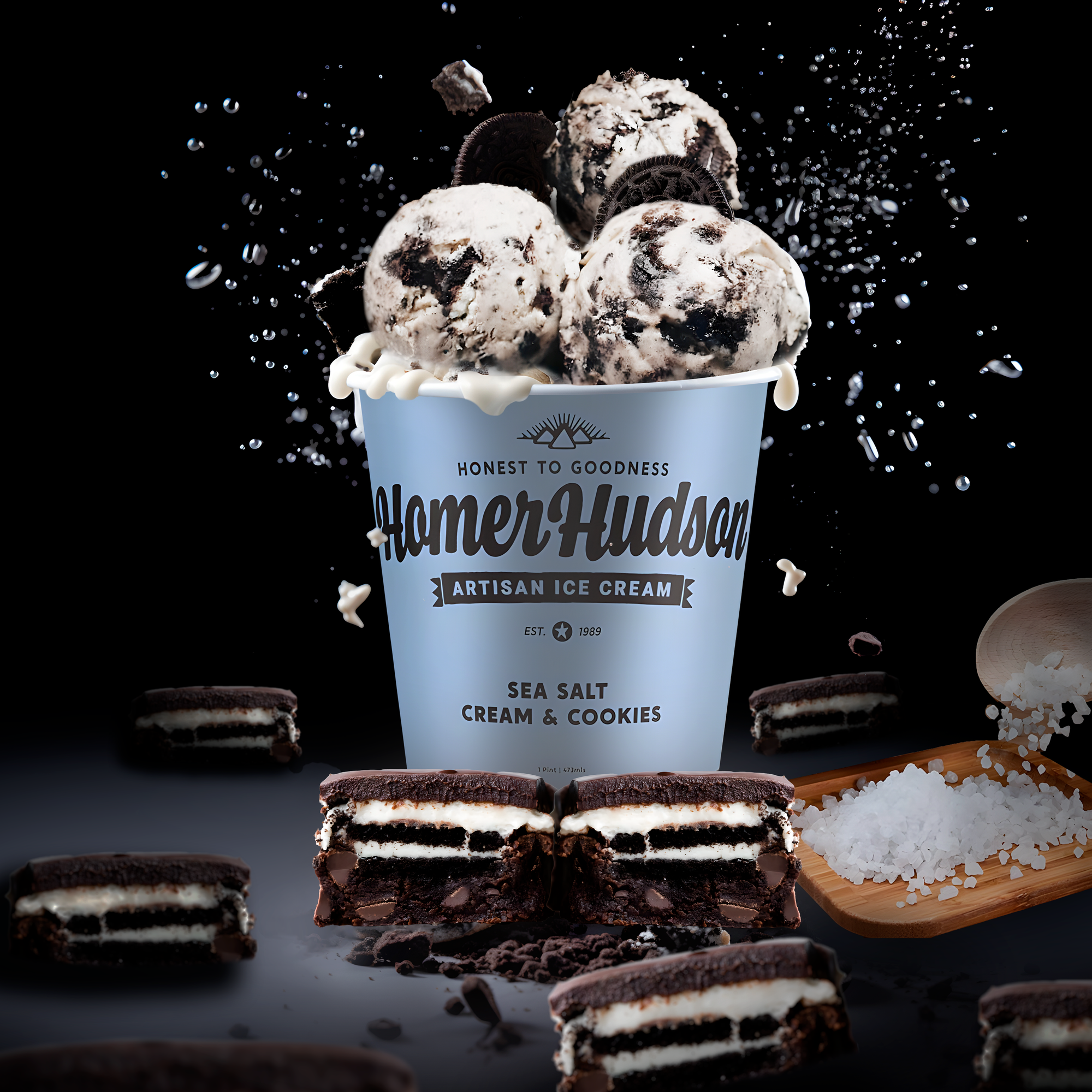 Let's Celebrate! Ice Cream Pints Gift Box I Homer Hudson