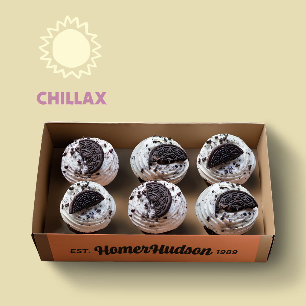Chill & Relax Ice Cream Cupcake Gift Box I Homer Hudson