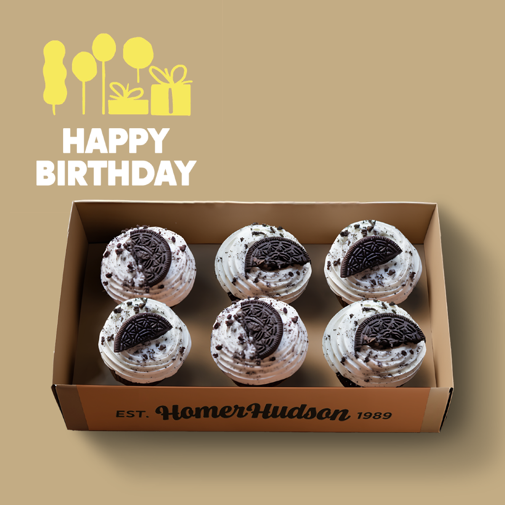 Happy Birthday! Ice Cream Cupcake Gift Box I Homer Hudson