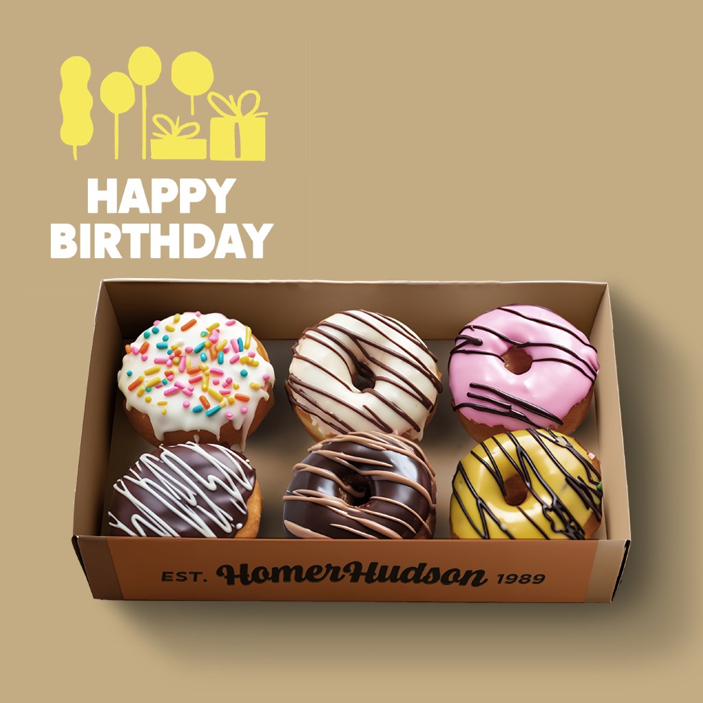 Happy Birthday! Ice Cream Donut Gift Box