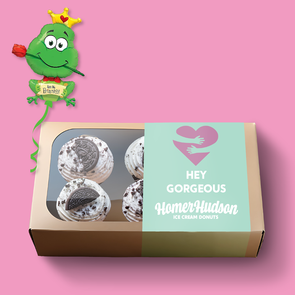 Hey Gorgeous Ice Cream Cupcake Gift Box I Homer Hudson