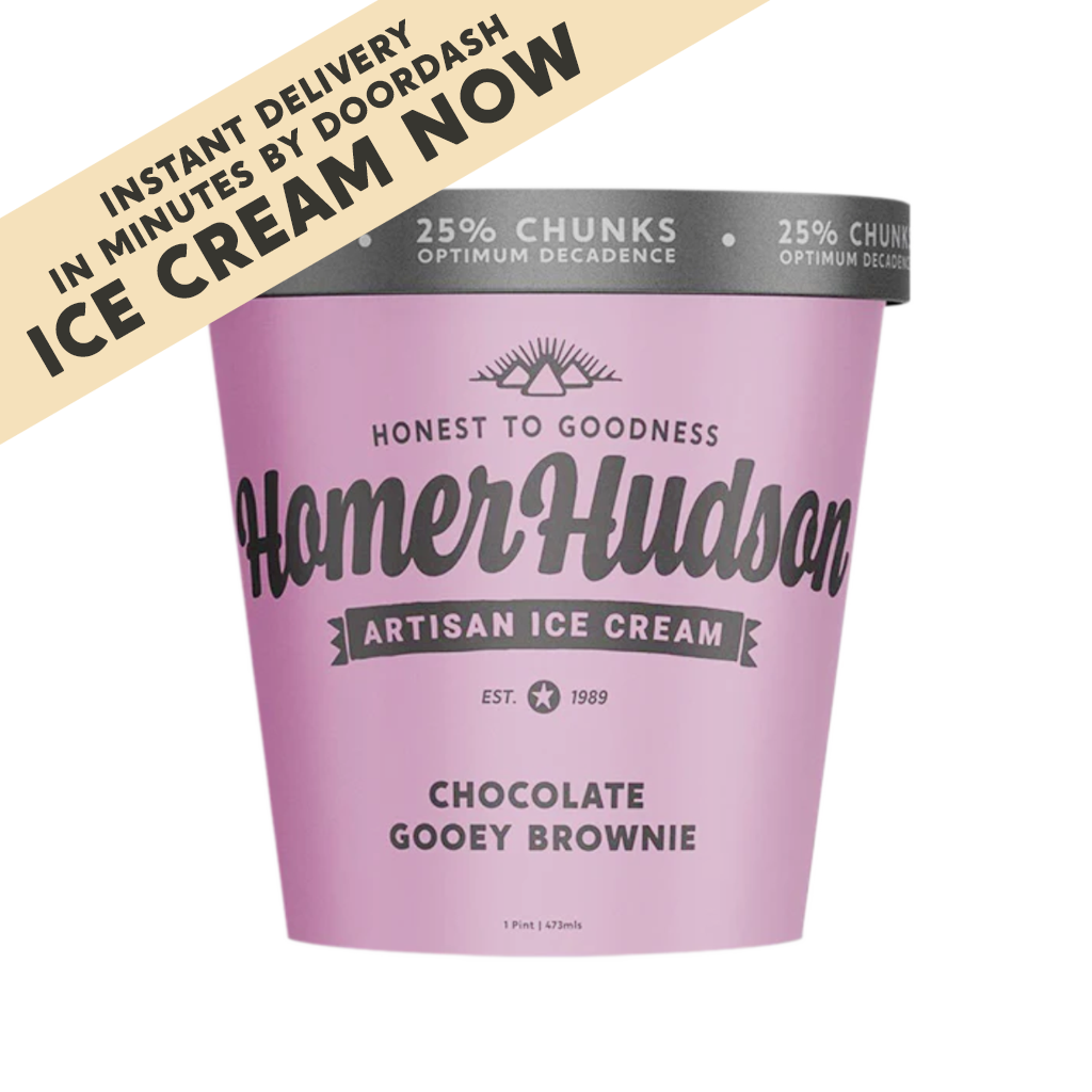 Chocolate Gooey Brownie Ultra Premium Artisan Ice Cream - Instant Delivery