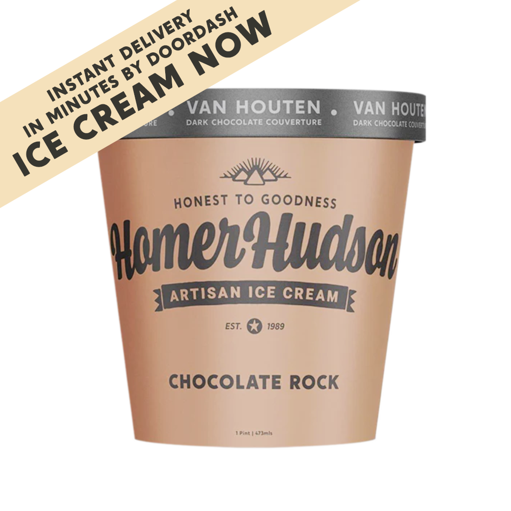 Chocolate Rock Ultra Premium Artisan Ice Cream - Instant Delivery