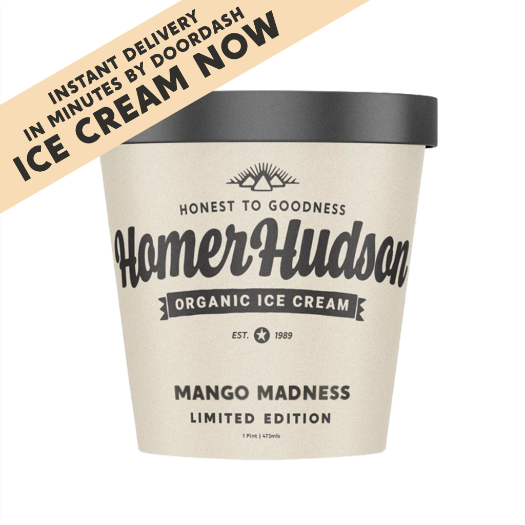 Mango Madness Certified 100% Grass Fed Organic Ice Cream - Instant Delivery