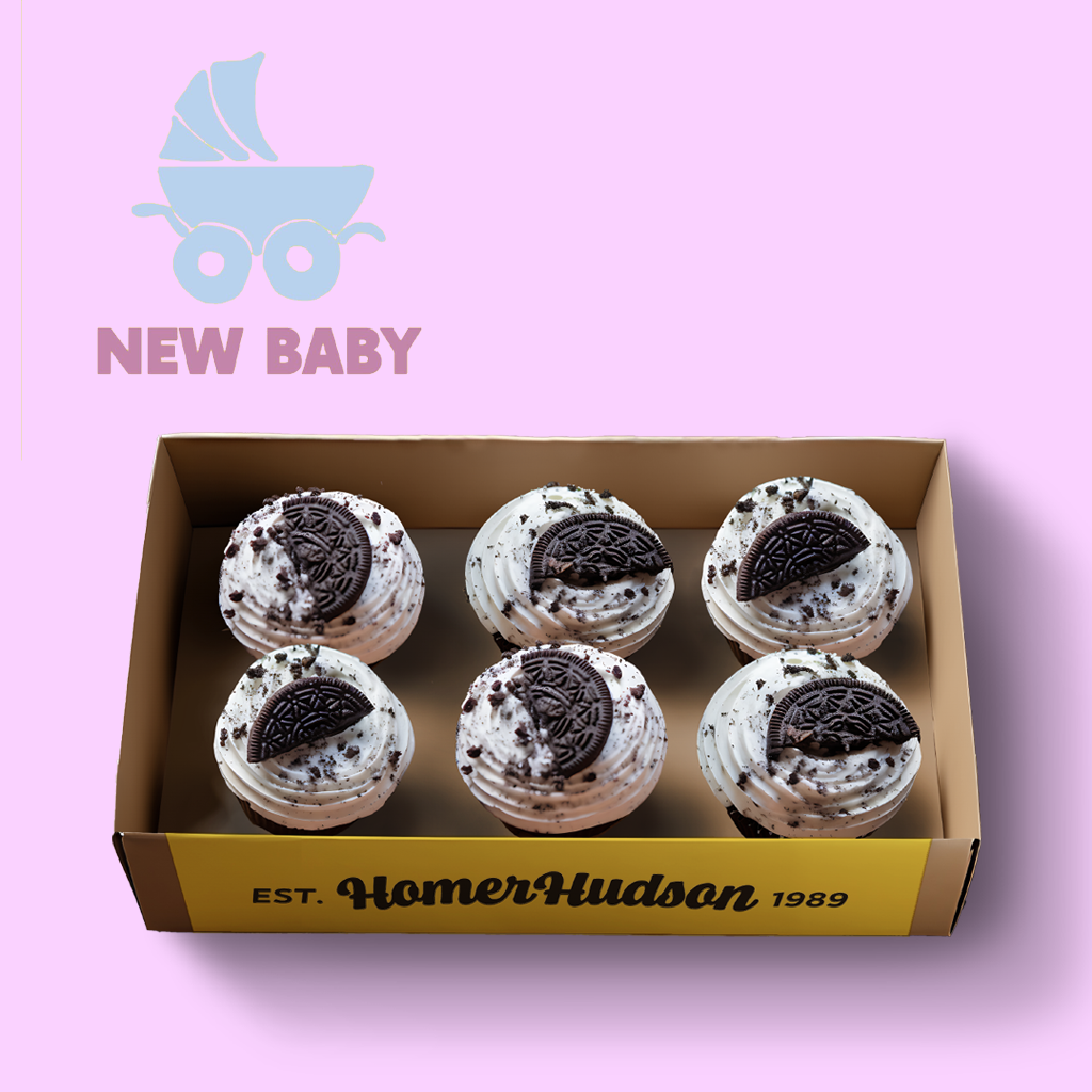 Hello Baby Ice Cream Cupcake Gift Box I Homer Hudson