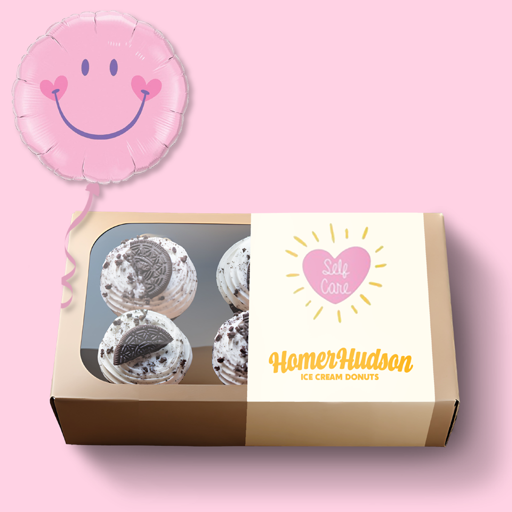Self Care Ice Cream Cupcake Gift Box I Homer Hudson