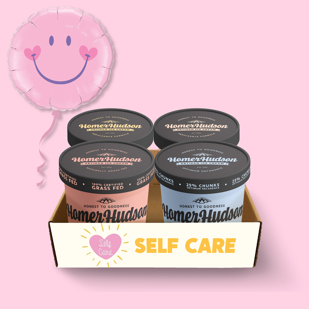 Self Care Ice Cream Pints Gift Box I Homer Hudson