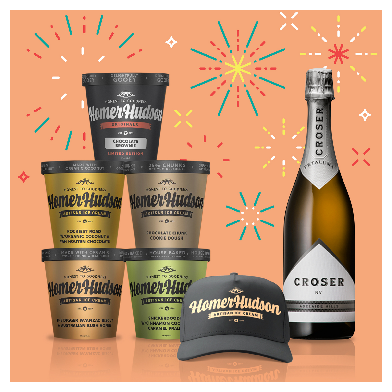 Noosa Ice Cream Gift Box I Homer Hudson