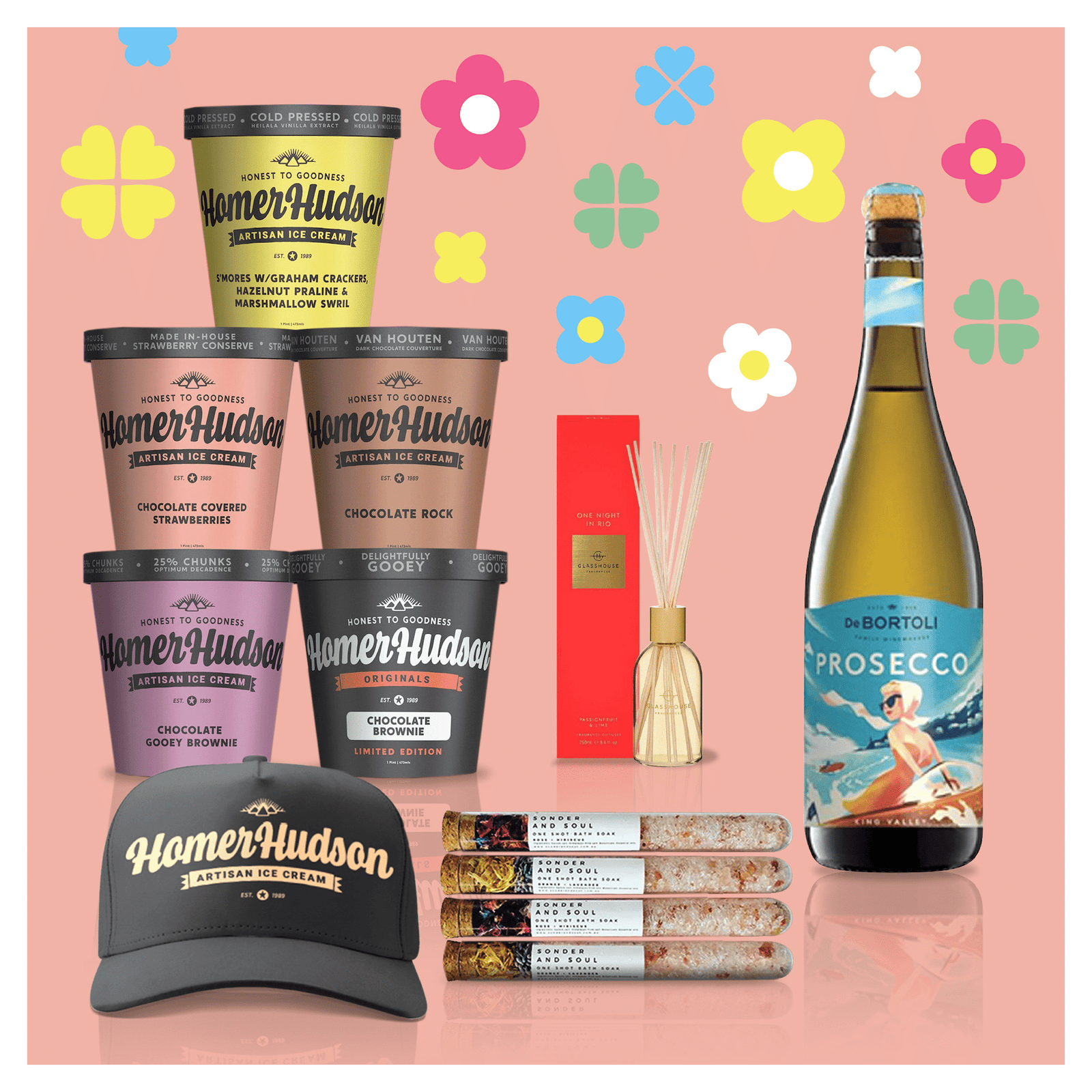 Whitehaven Beach Ice Cream Gift Box I Homer Hudson