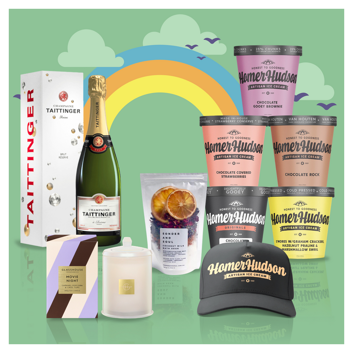 Barossa Valley Ice Cream Gift Box I Homer Hudson