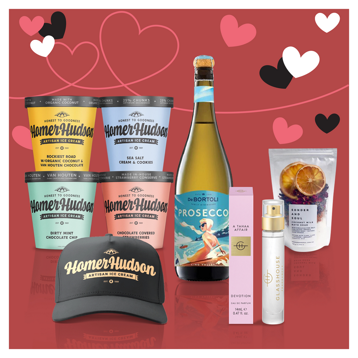 Bondi Beach Ice Cream Gift Box I Homer Hudson