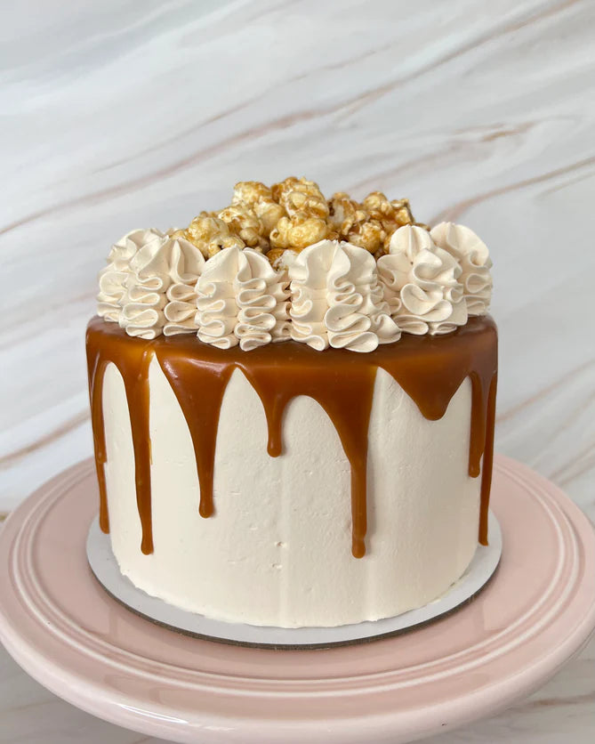 Salted Caramel Ice Cream Cake